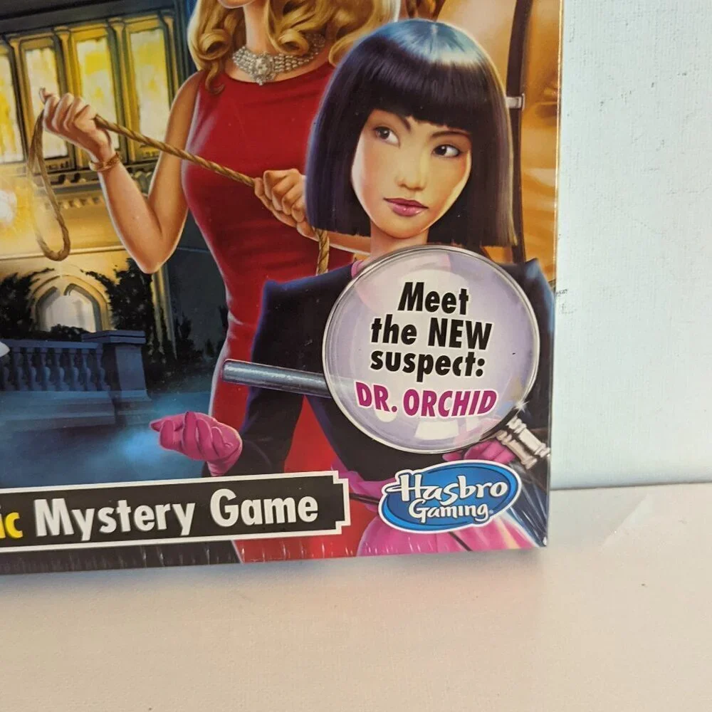 NWT Clue Dr Orchid Classic Mystery Board Game Sealed Crime Hasbro Halloween NEW